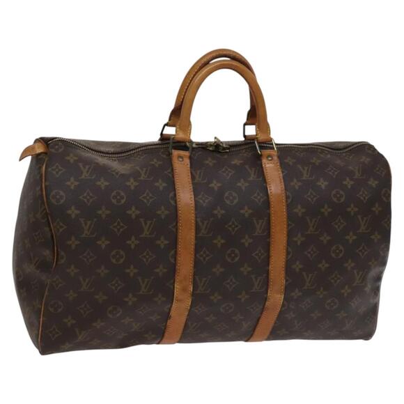 LOUIS VUITTON Monogram Keepall 50 Boston Bag M41426 - Picture 1 of 16